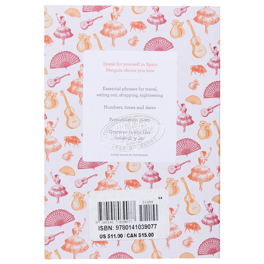 【中商原版】PENGUIN SPANISH PHRASEBOOK 西班牙语短语手册第四版（企鹅短语书库） 西班牙语学习原版图书教材教辅参考工具书 商品图1