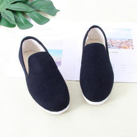 内联升男鞋棉鞋兰呢子千底加密呢大舌棉 8148A