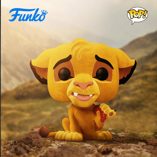 POP Disney Lion King Simba迪士尼狮子王辛巴植绒款限定款手办 74130 商品图1