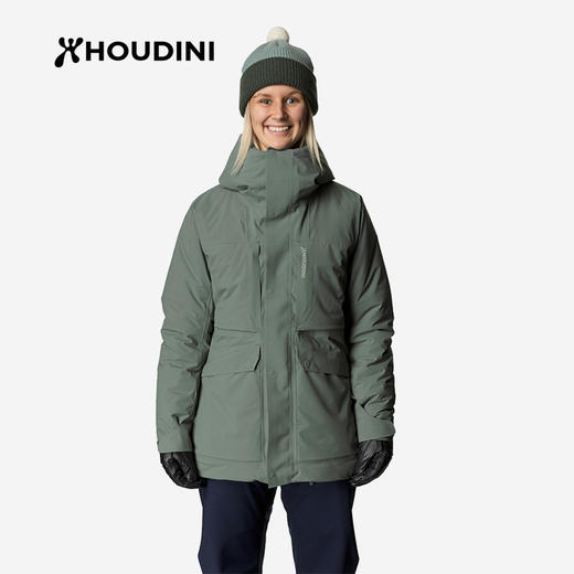 HOUDINI胡丁尼Fall inJacket立秋女户外冬保暖P棉服防寒外套夹克 820003 商品图9