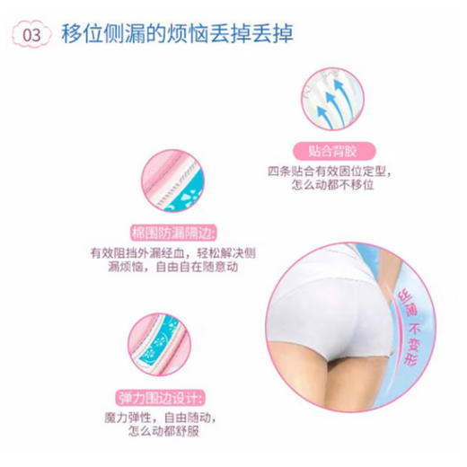 Free·飞迷你·立围丝薄干爽速渗网面卫生10片 商品图3