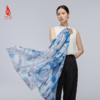 SAINTJOY/上久楷夏季真丝长巾 桑蚕丝  落花韵  CJS22077 商品缩略图7