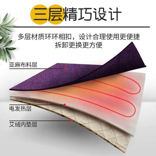 控温电加热艾灸坐垫 商品图1