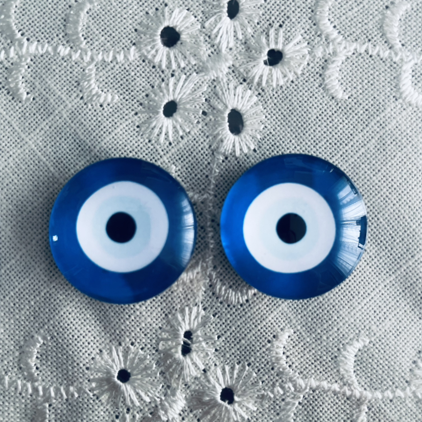 蓝眼睛冰箱贴2cm-小