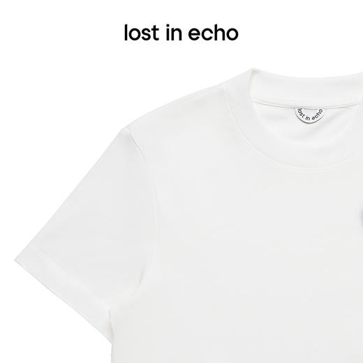 lost in echo设计师品牌立体Yetti怪兽宽松短款T恤女 商品图2