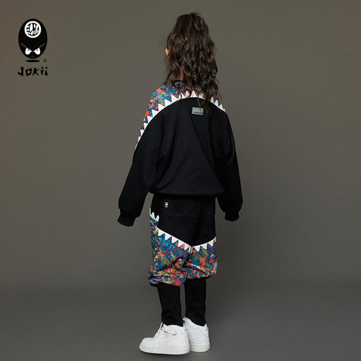 【23秋上新】jokii潮牌童装『层林迷彩套装』儿童卫衣+长裤炸街[福利品] 商品图3