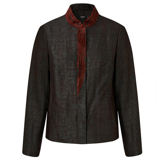 TANGY Collection天意高端2023秋季新品商场同款女士茛绸外套 商品图4