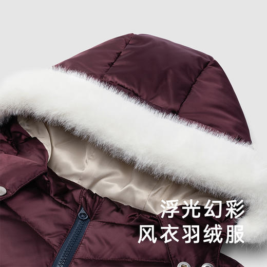 【商场同款】英氏儿童羽绒服秋冬保暖上装男童女童风衣外套超韧绒 商品图1