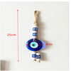 4cm蓝眼睛挂件挂饰（白珠/麻绳/双坠）H25cm 商品缩略图1