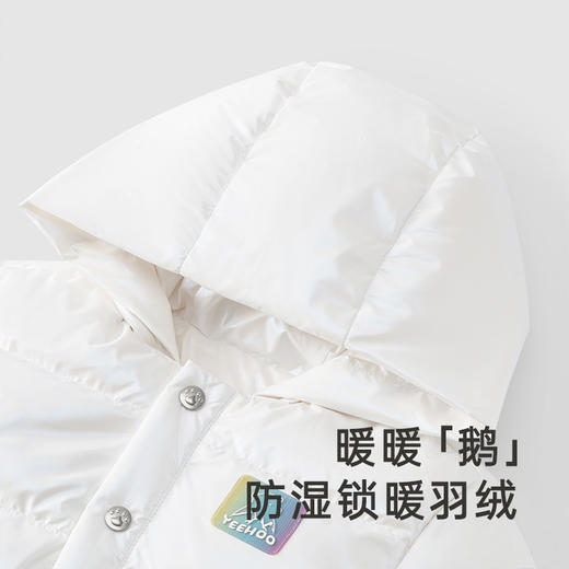 【商场同款】英氏儿童羽绒服秋冬加厚保暖防湿羽绒连体衣男童外出超韧绒 商品图1