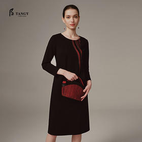 TANGY Collection天意高端2023秋季新品商场同款女士连衣裙