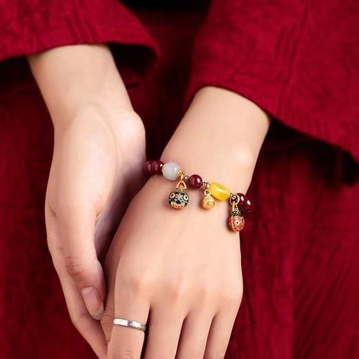 国风吞金兽一家三口手链珠男女士款手串 商品图3