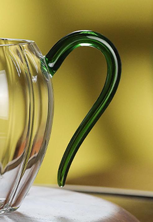 禾器晶彩瓜礼茶海玻璃公道杯耐高温分茶器家用匀杯公杯 商品图1