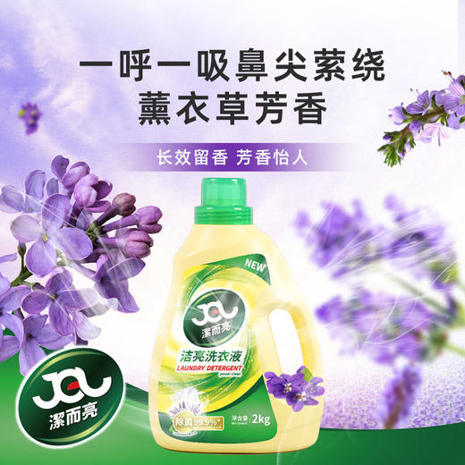 洁而亮洁亮除菌洗衣液2kg 商品图3