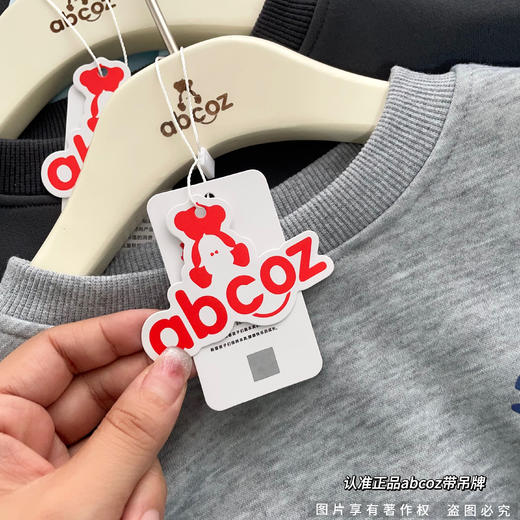 【abcoz品牌特卖】品质超牛 线下专柜 abcoz儿童笑脸卫衣套装 商品图6