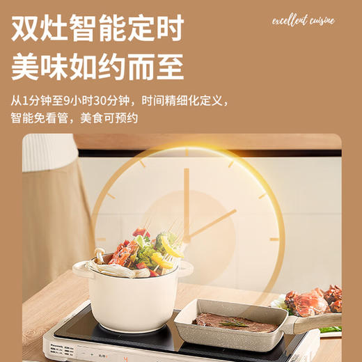 松下（Panasonic） 聚嗨盘mini版电烤盘多功能料理烧烤盘烤肉盘烧 NF-X1-N 香槟金 聚嗨盘mini版 商品图4