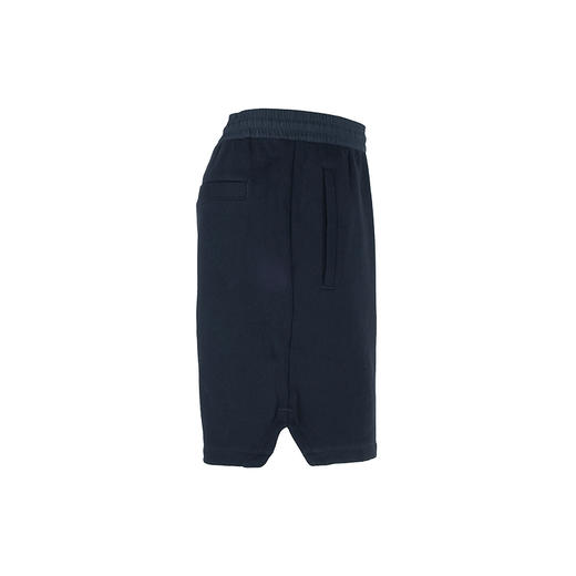 EMPORIO ARMANI 阿玛尼 男士棉质字母徽标贴花休闲短裤 深蓝色 3R1PV8 1JWPZ 0920 商品图1