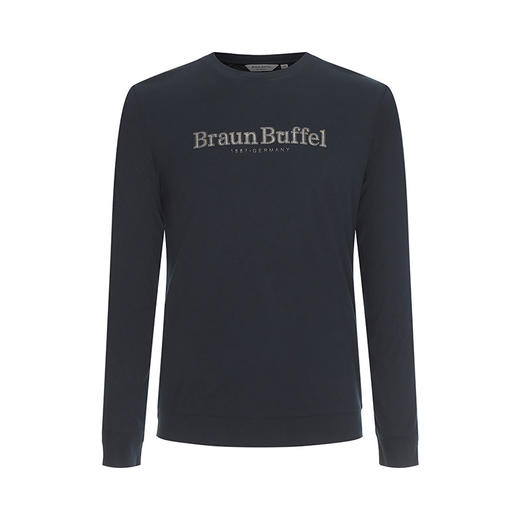 布兰施秋冬火山岩羊毛混纺长袖T恤 商品图5