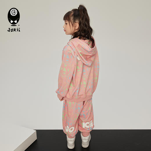【23秋上新】jokii潮牌童装『万物生连帽外套』儿童外套甜酷拉链上衣洋气[福利品] 商品图3