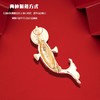 中国民族风饰品旺红色锦鲤气质复古胸针可爱女配饰 商品缩略图6