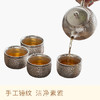 锤纹鎏银古法瓷胎茶器 商品缩略图0