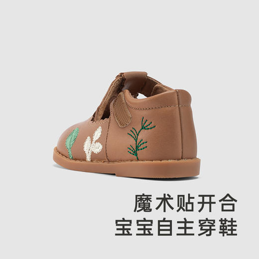 【商场同款】英氏儿童鞋女童复古公主鞋牛皮革学步鞋 商品图3