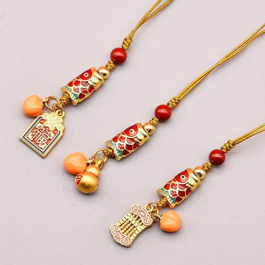 好运锦鲤国潮小算盘手机吊饰女葫芦福牌吊坠汽车钥匙炼送礼物 商品图5