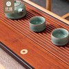 【样品特惠3.5折，仅1件，无货退款】祥福浮月现代纯天然高端重竹家用干泡台茶台茶具托盘茶海茶几茶盘（88*25*3.5cm）【不支持补差，非质量问题不退不换】S 商品缩略图4