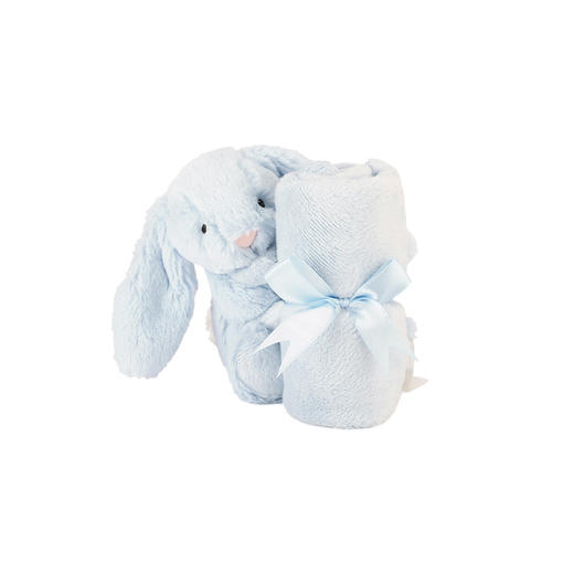 Jellycat 害羞蓝色邦尼兔安抚巾 商品图0