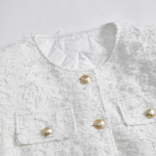 西遇法式名媛小香风外套秋冬新款时尚气质百搭小个子上衣D2238799 商品图5