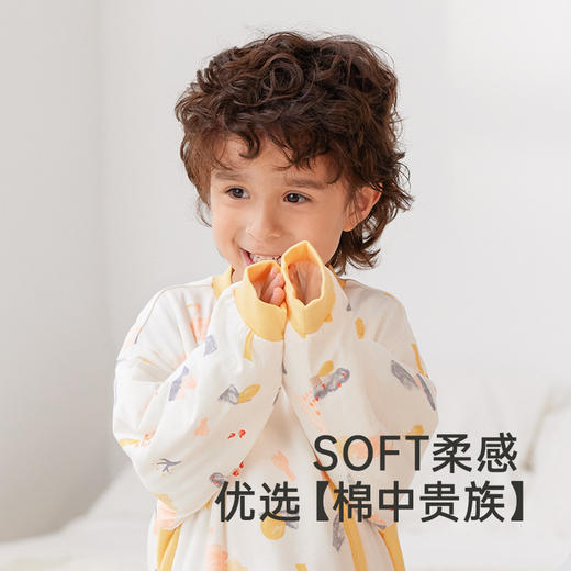 英氏婴儿睡袋春秋夏款宝宝恒温儿童分腿防踢袋四季通用 商品图2