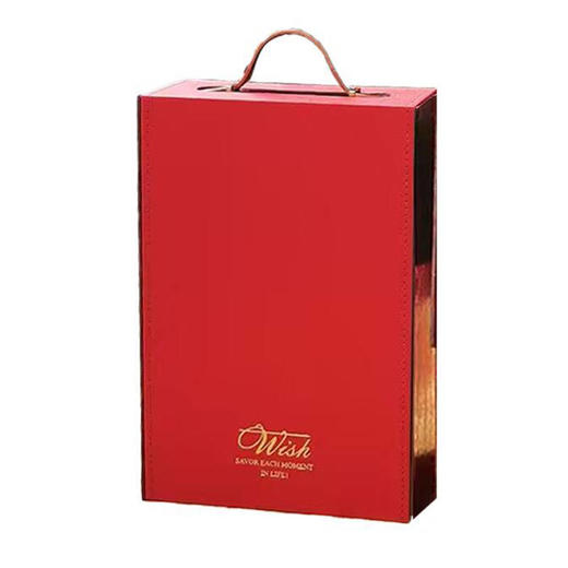 红色心愿皮盒 商品图0