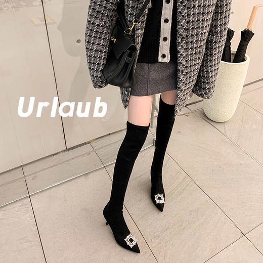 小众轻奢，复古女靴MK-8078 商品图1