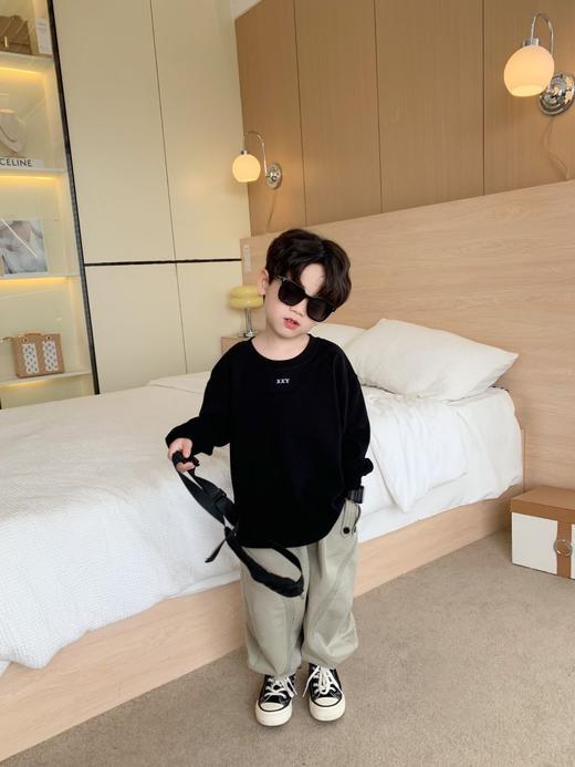 日系风格男童宽松打底衫上新啦！中大童秋装男童长袖T恤，让萌宝穿出与众不同的潮流范儿！lmsh 商品图1