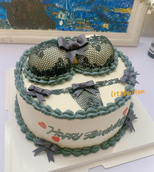 狮子家-蕾丝内衣 性感尤物 生日蛋糕 纪念日蛋糕 聚会 仪式感必备 健康甜品 商品图0