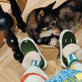 [屁侠推荐]优调雪山素色棉靴 仿兔绒内里棉鞋 15mm加厚内衬 防滑耐磨