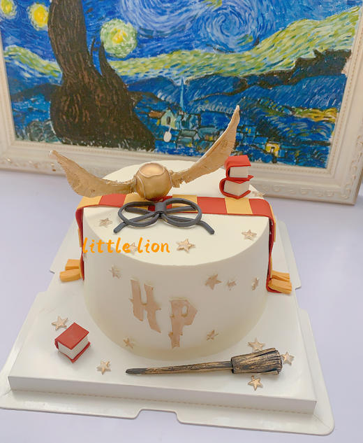 狮子家-哈利波特主题 生日蛋糕 纪念日蛋糕 聚会 仪式感必备 健康甜品 商品图0