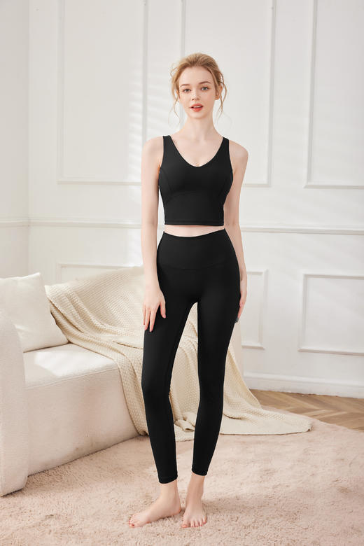 《福利款》哈瓦塔新款裸感瑜伽服夏季速干暴汗服6.0 H320128 商品图9