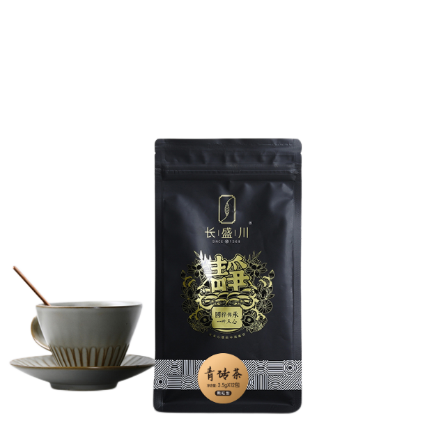 长盛川便携式颗粒青砖茶12包x3.5g