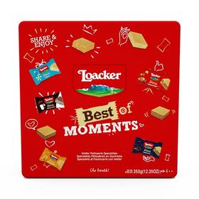 莱家迷你威化饼干大红礼盒350g/059500 一盒吃遍爆款口味送礼自用两相宜