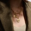 北京仓｜AWE-Rhiannon-里安农 白马女神 金色 吊坠项链［美国设计师］ 商品缩略图0