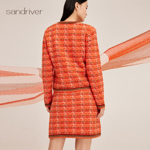 羊绒桑蚕丝小香风女半裙SJF95W491K 商品图4