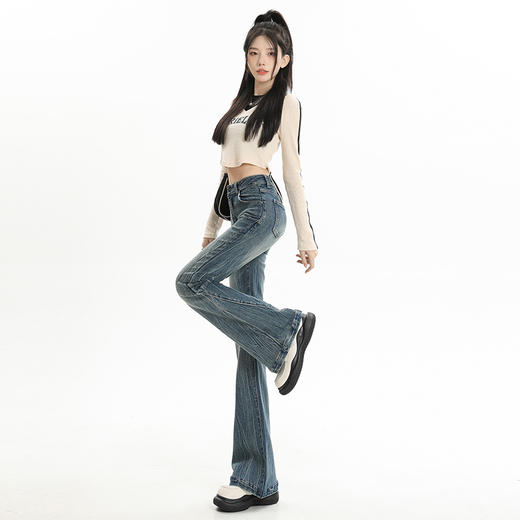 HEY+JEANS 秋季时尚牛仔裤 弹力喇叭裤7168+超时尚阔腿裤9598+特别星空裤459 商品图4