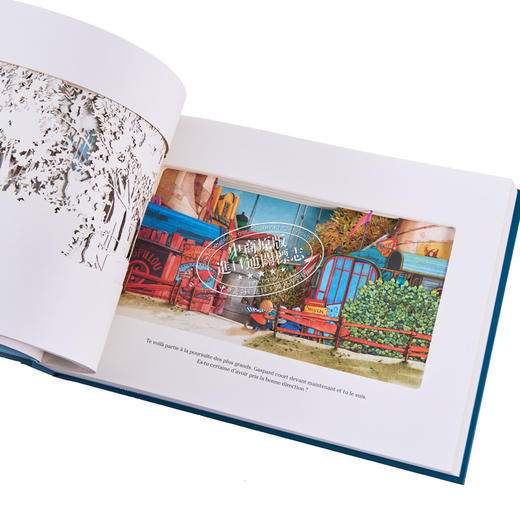 【中商原版】海贝卡朵特梅 兔子系列绘本 纸雕书 折页书3本套 附赠短暂一秒钟海报 法文原版 商品图5