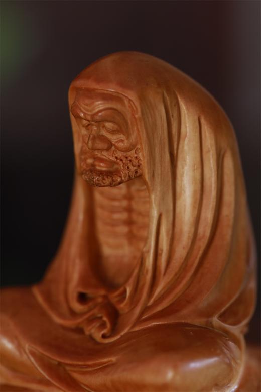 精工达摩°黄杨木小摆件 商品图6