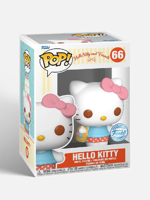 Funko POP Sanrio Hello Kitty三丽鸥凯蒂猫与篮子手办摆件 73600 商品图3
