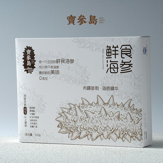 鲜食海参辽参大连海参6-7头/500g（7斤送3斤到手10斤）鲜爽Q弹滋补 商品图5