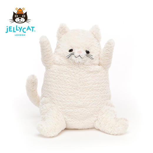Jellycat 爱心小猫乳白色 26cm 商品图3