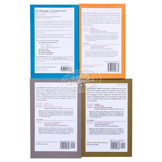 【中商原版】符号形式的哲学合集 英文原版 The Philosophy of Symbolic Forms set vol.1-4 恩斯特·卡西尔 商品图1