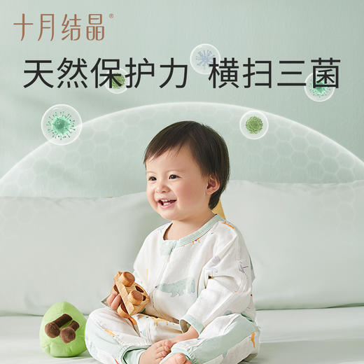 【满200减100】宝宝四季通用纱布透气分腿睡袋 商品图3